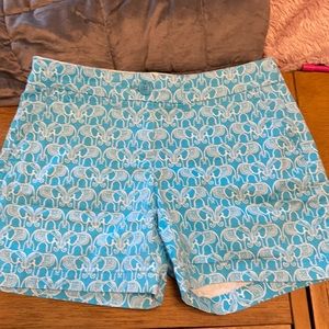 adorable elephant print shorts!